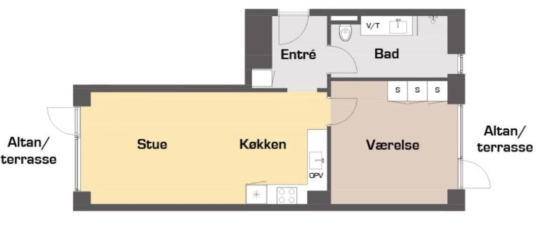 شقة Great 1-Bed Wbalcony By Odense Harbour المظهر الخارجي الصورة
